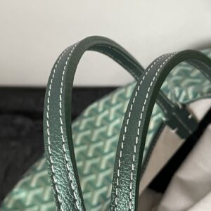 Goyard Green Goyardine Coated Canvas and Leather Saint Louis GM Tote