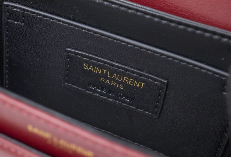 Saint Laurent YSL Solferino Small Leather Satchel Shoulder Bag