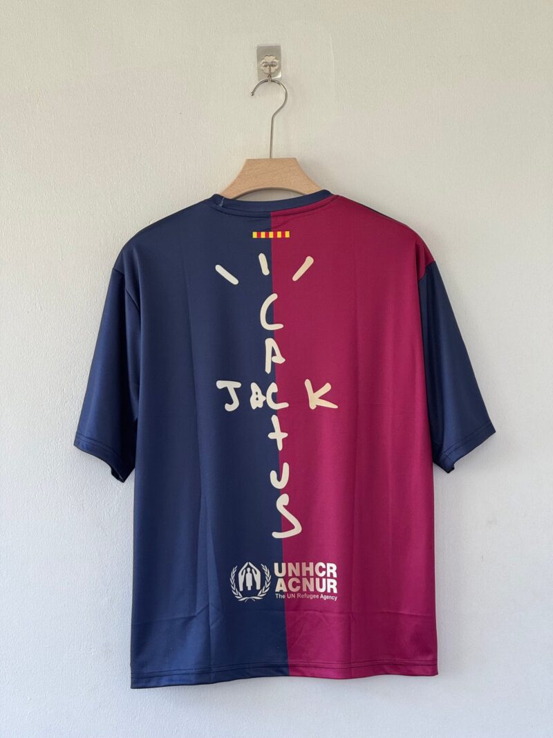 Blaugrana Meets La Flame – Barcelona x Travis Scott Five Sleeve Special Edition