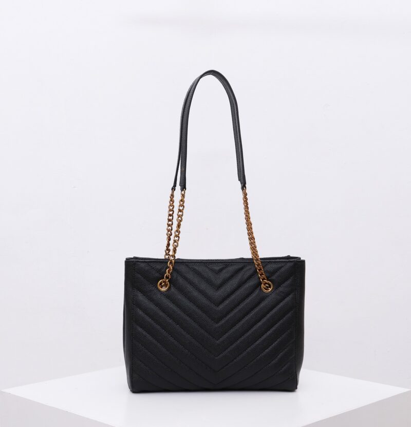 Saint Laurent Tribeca shoulder bag in burgundy leather