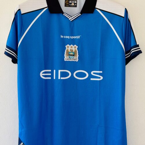 1999-00 Manchester City Home Jersey - Alf-Inge Haaland five sleeve