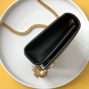 Saint Laurent Black Leather Small Kate Tassel Crossbody Bag