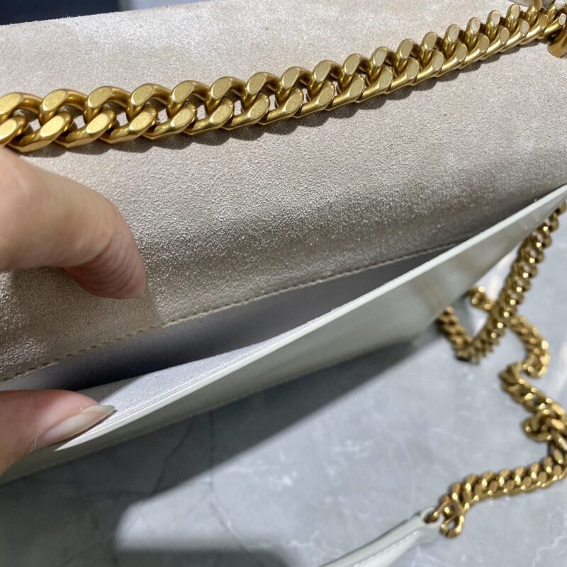Saint Laurent Sunset Shoulder Bag ‘Sea Salt’