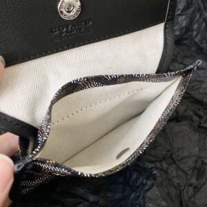 GOYARD Goyardine Reversible Mini Anjou Black 1661918