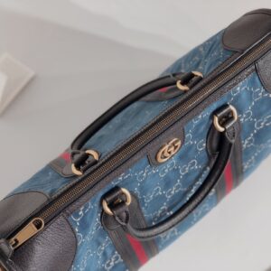 GUCCI Velvet GG Monogram Textured Calfskin