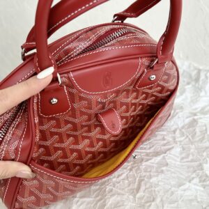 Goyard Saint Jeanne Bag Coated Canvas PM Red 9496843