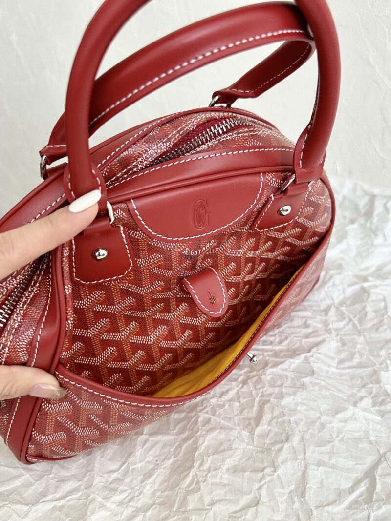 Goyard Saint Jeanne Bag Coated Canvas PM Red 9496843