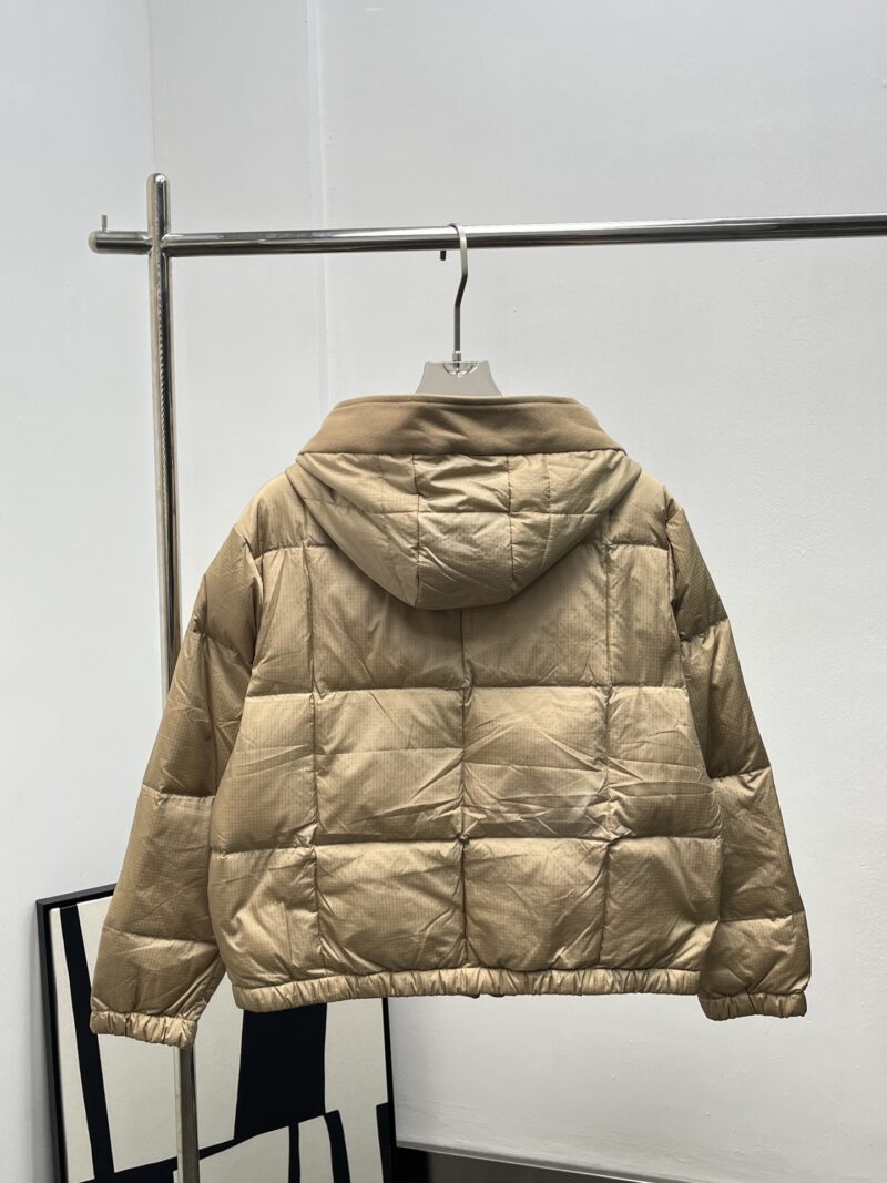 Replica Louis Vuitton Hooded Quilted Ripstop Jacket