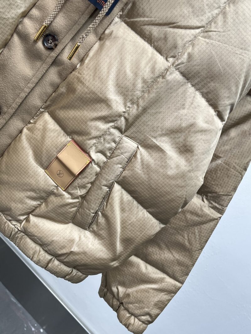 Replica Louis Vuitton Hooded Quilted Ripstop Jacket