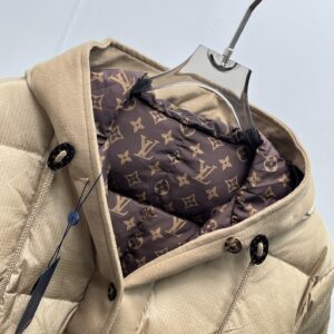Replica Louis Vuitton Hooded Quilted Ripstop Jacket