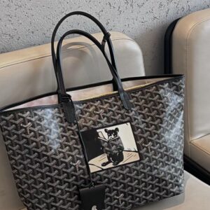 GOYARD Goyardine Artois MM Tote Bag