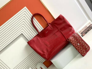 Goyard Red Anjou GM Tote bag