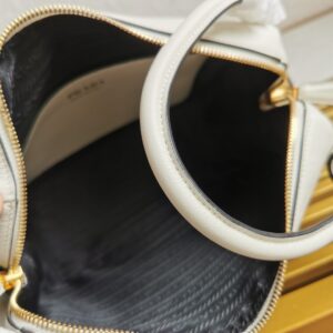 Prada Leather Darling Top-Handle Bag