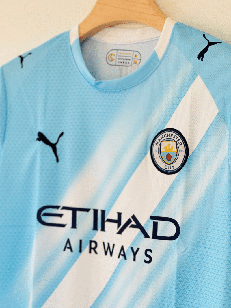 Power and Precision – 2025-26 Manchester City Home Jersey – Erling  Edition