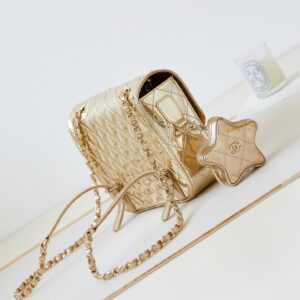 Chanel 24C gold mirror star Bag