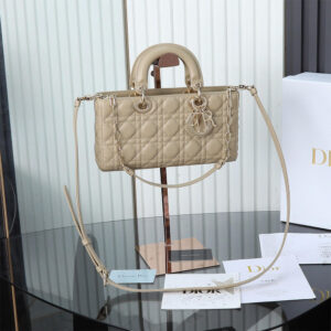 Dior Medium Beige Lady D-Joy Bag