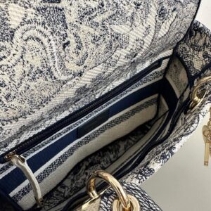 CHRISTIAN DIOR BAG Lady D-lite Bag Blue