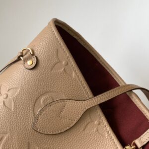 LV NEVERFULL MM 32 BEIGE MONOGRAM EMPREINTE LEATHER