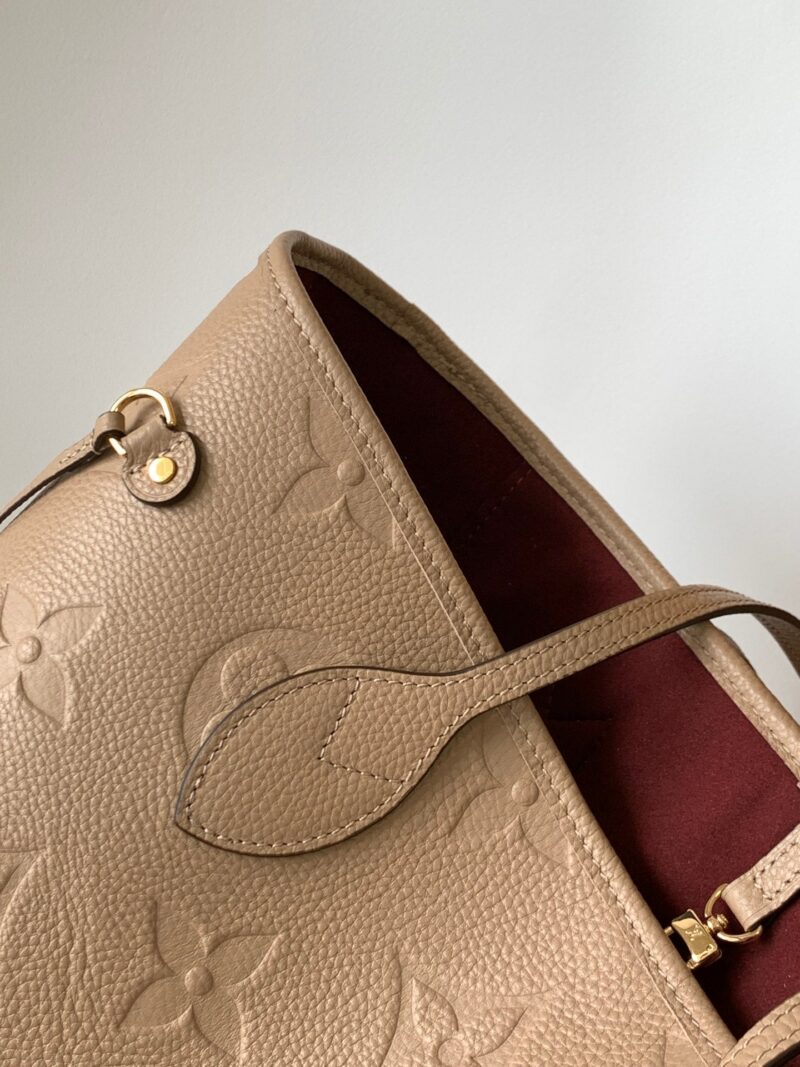 LV NEVERFULL MM 32 BEIGE MONOGRAM EMPREINTE LEATHER
