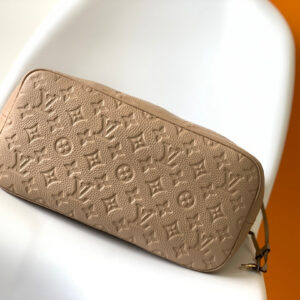 LV NEVERFULL MM 32 BEIGE MONOGRAM EMPREINTE LEATHER