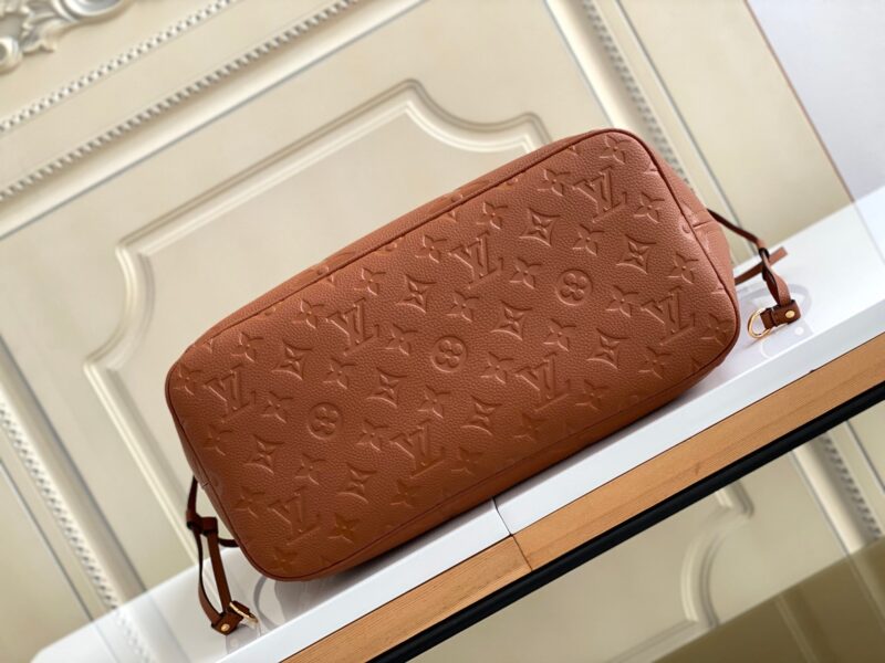 LV NEVERFULL MM 32 BROWN MONOGRAM EMPREINTE LEATHER