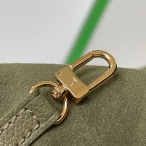 LV NEVERFULL MM KHAKI CREAM MONOGRAM EMPREINTE LEATHER