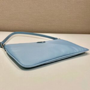 20240607_i1717741559_3679_5_jpg SHOULDER BAG 24 WITH TRIANGLE LOGO IN SKY BLUE RE-NYLON FABRIC
