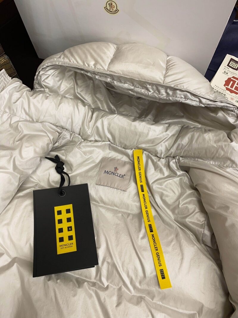 MONCLER Monce ALYX Men & Women Down Grey Jacket