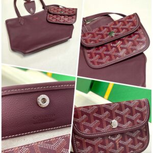 Goyard Anjou Mini in Burgundy