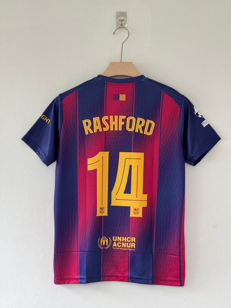 The Heart of the Camp Nou – Barcelona 2025/26 Home Kit
Rashford edition