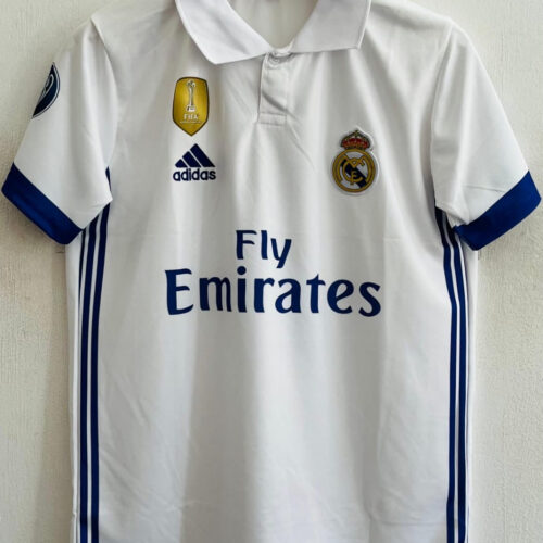 25E244A6-AA0B-4F7E-A938-46EF6A71F022 Classic Whites. Champion Spirit – Real Madrid 2016–17 Home Jersey