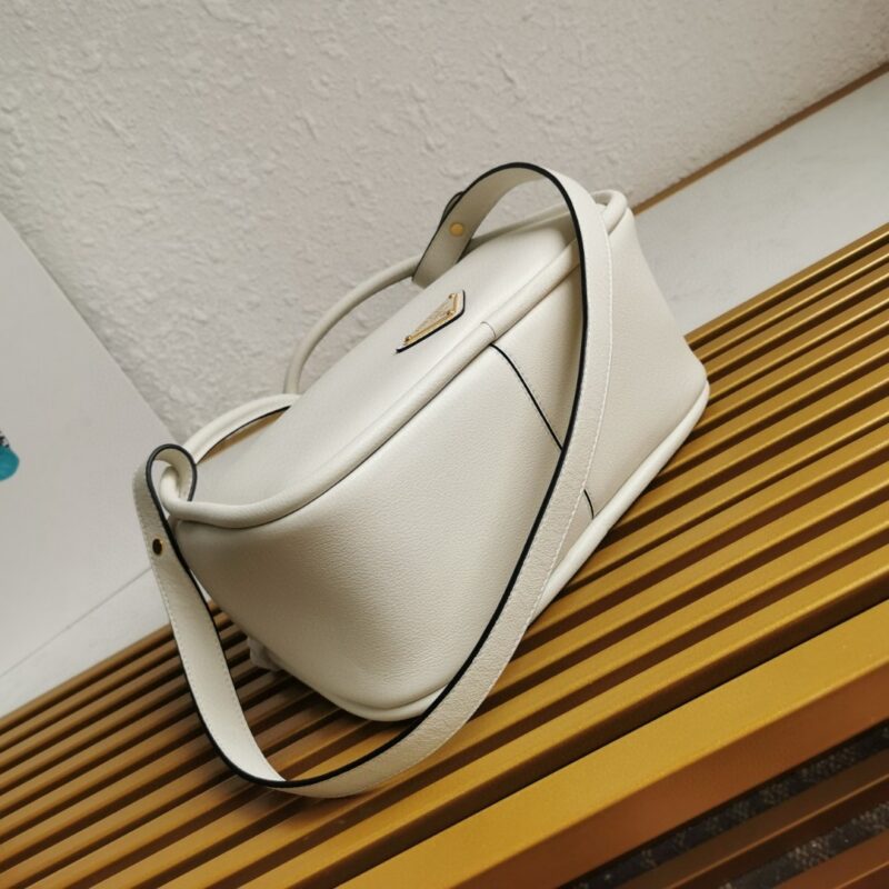 Prada Leather Darling Top-Handle Bag