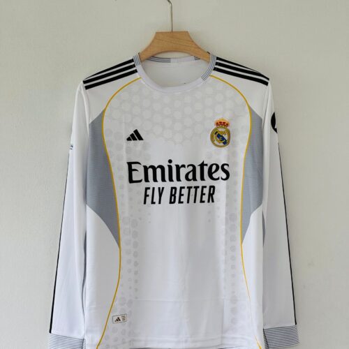 27D9C54C-4E42-4BA8-A837-E8AF1F5EEDEE Pure Class – 2025 Real Madrid Home Jersey Full sleeve edition