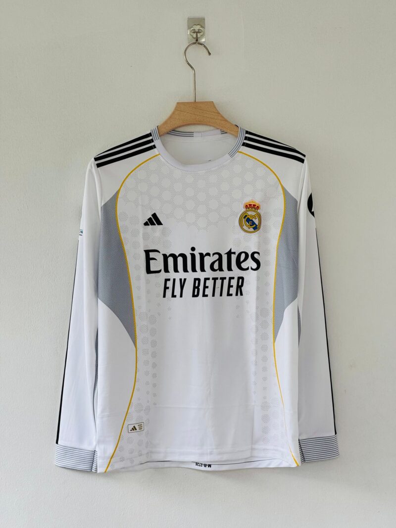 27D9C54C-4E42-4BA8-A837-E8AF1F5EEDEE Pure Class – 2025 Real Madrid Home Jersey Full sleeve edition