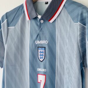 1996-97 England Third Jersey - Rare Navy Edition
