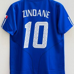 2EE00727-D659-4DA4-9D61-7EFAAC16E48B Elegance in Blue – 2004 France Home Retro Jersey – Zinedine Zidane Edition