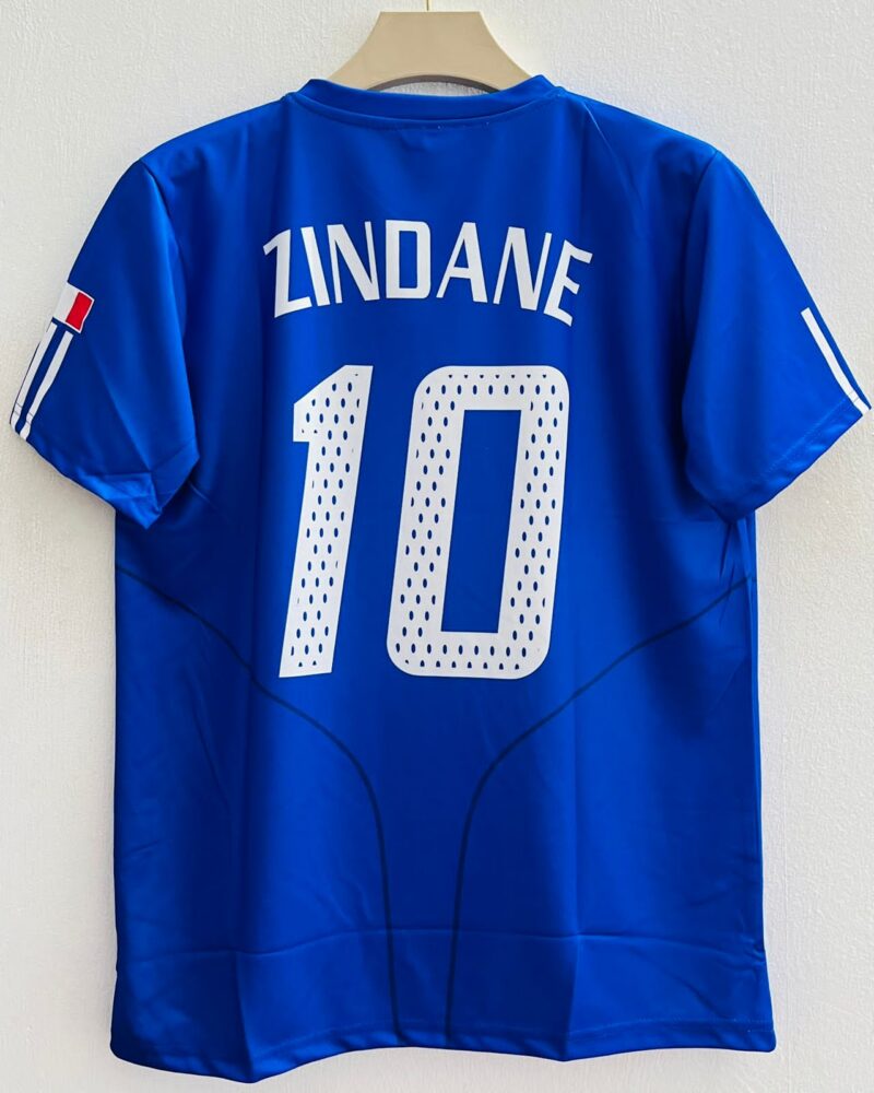 2EE00727-D659-4DA4-9D61-7EFAAC16E48B Elegance in Blue – 2004 France Home Retro Jersey – Zinedine Zidane Edition
