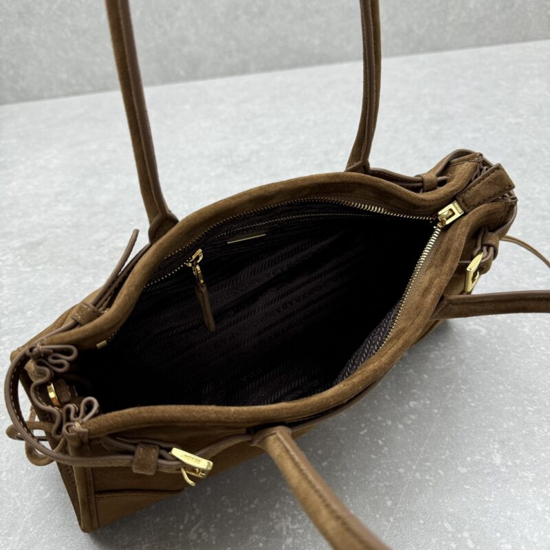 Prada Bonnie medium suede handbag for Women