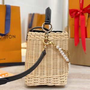 Louis Vuitton Capucines BB Handbag Brown Beige