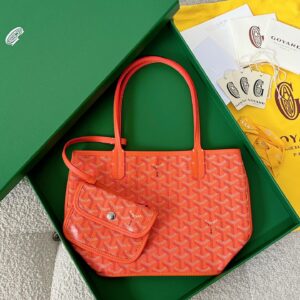 Goyard Anjou Reversible Tote Coated Canvas Mini