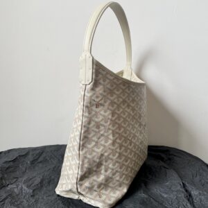 GOYARD Goyardine Boheme Hobo White