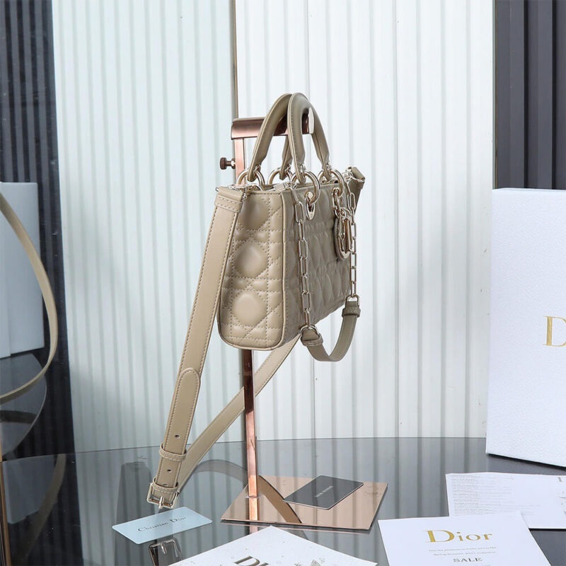 Dior Medium Beige Lady D-Joy Bag