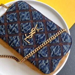 Saint Laurent Becky Double Zip Crossbody Ba