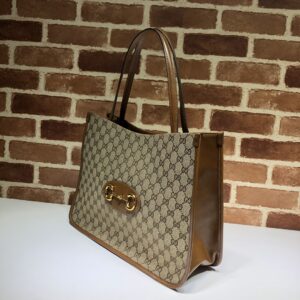 Gucci Horsebit 1955 GG Supreme Canvas Leather