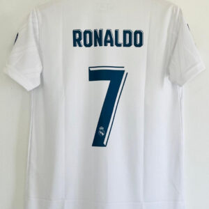 Celebrate Ronaldo’s Fifth Champions League Triumph with the 2017-18 Real Madrid Home Jersey