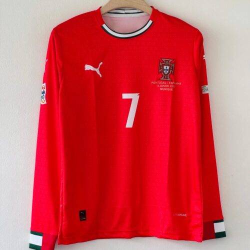 3B6CFB0C-0203-4ECF-9598-DC62596DF6CC Legend Lives On – 2025/26 Portugal Home Kit, Ronaldo Full Sleeve Edition