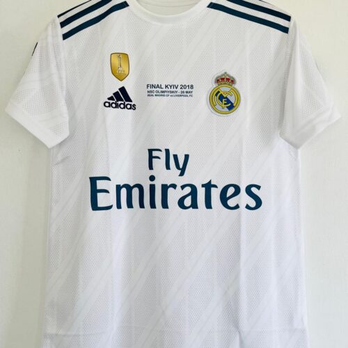 3E522ADC-5D1D-4AD9-BAAE-CCE3A1BD51AC Celebrate Ronaldo’s Fifth Champions League Triumph with the 2017-18 Real Madrid Home Jersey