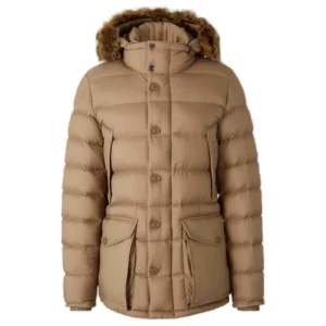Replica Moncler Clunye Hooded Mid-Length Down Jacket
