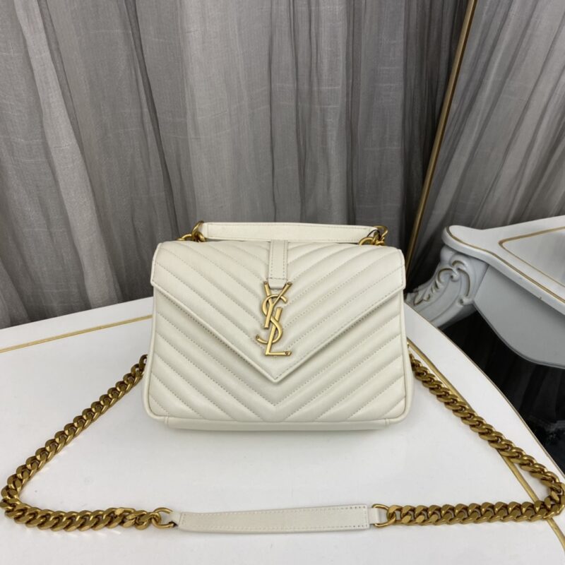 Saint Laurent Medium College Leather Cross Body Bag