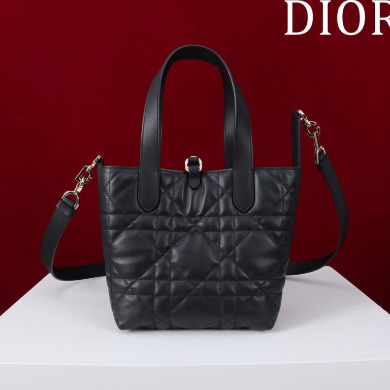 Small Dior Toujours Vertical Tote Bag